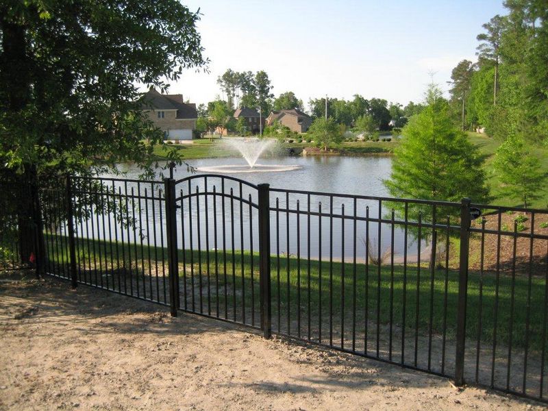 54 inch Black Aluminum Fence
