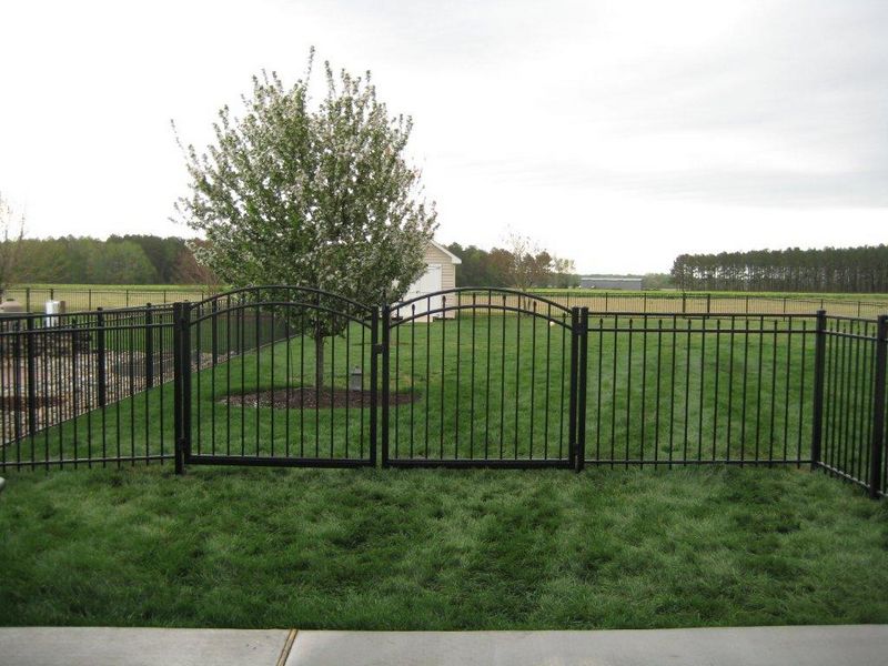 5 ft. Black Aluminum Fence