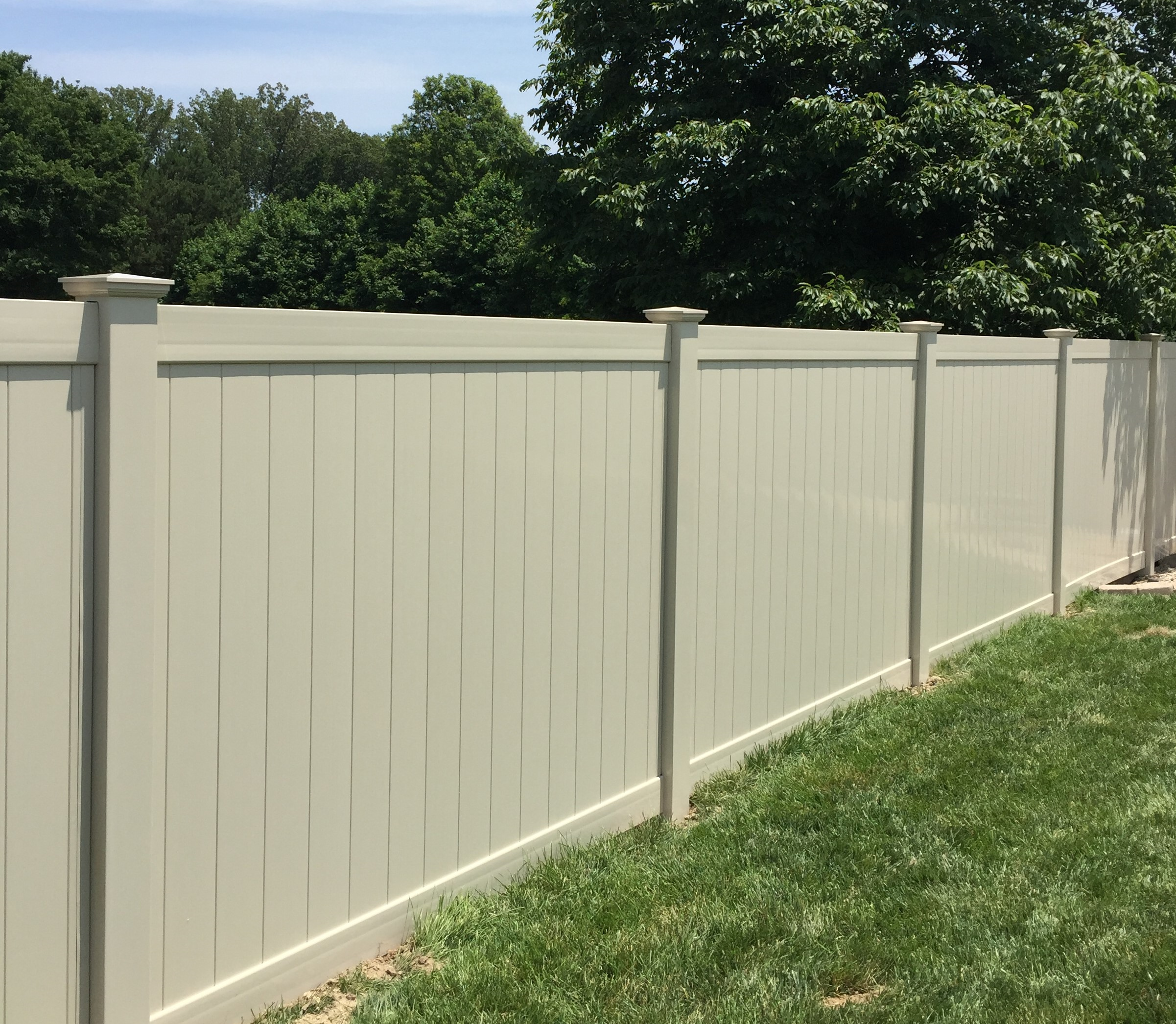 6 ft. Tan Privacy Fence